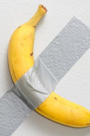 Eine Banane wird zur millionenschweren Kunst