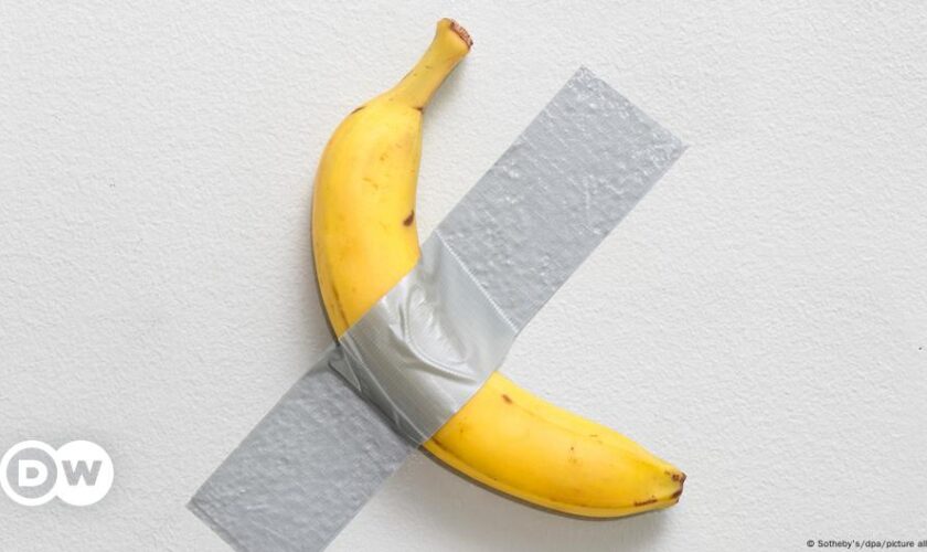 Eine Banane wird zur millionenschweren Kunst