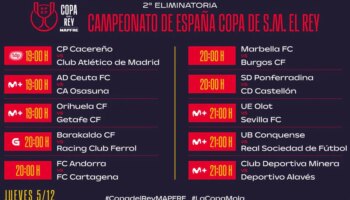 El Olot - Sevilla de Copa del Rey se jugará el 5 de diciembre a las 21.00