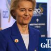 European parliament reaches deal on approving von der Leyen’s top team