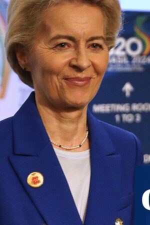 European parliament reaches deal on approving von der Leyen’s top team