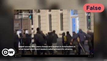 Fact check: Amsterdam video doesn't show attack on Israelis