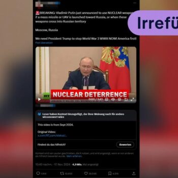 Faktencheck: Droht Putin mit Atomwaffen?