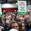 Farmers gather for protest over tax changes