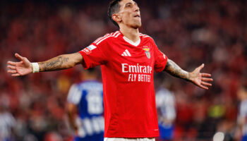 Football : la vidéo de l’exceptionnel retourné acrobatique d’Angel Di Maria avec le Benfica