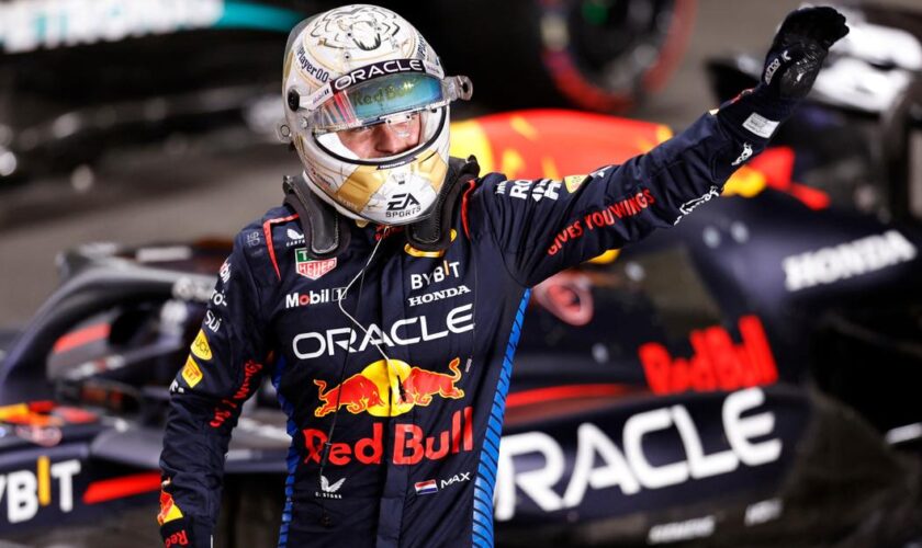 Formule 1: le champion Max Verstappen s’empare de la pole au Qatar