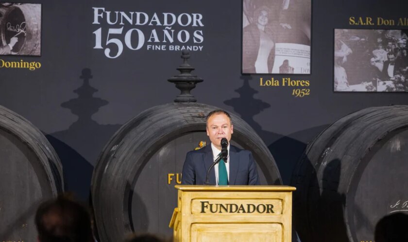 Fundador celebra el 150 aniversario del primer brandy español con un maridaje de Romain Fornell