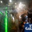 Georgia protesters clash with police after PM suspends EU membership talks