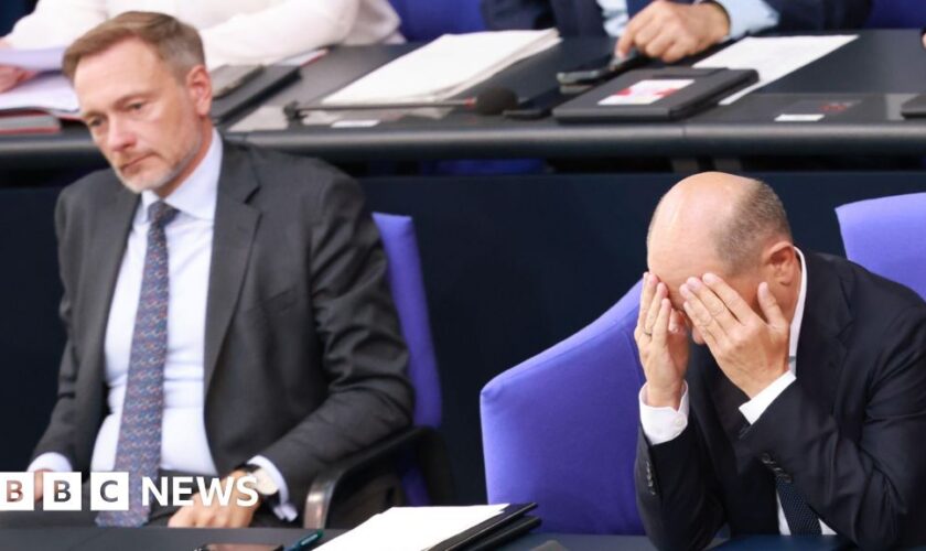 German coalition on brink of collapse after Scholz fires key minister