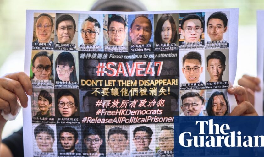 HK47: dozens of pro-democracy activists jailed in Hong Kong’s largest national security trial