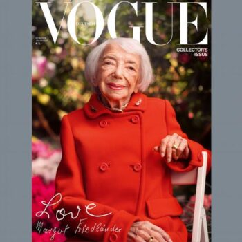 Holocaust-Überlebende Margot Friedländer auf dem Cover der deutschen Vogue