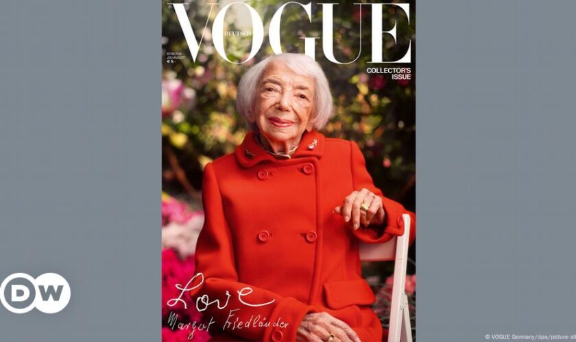 Holocaust-Überlebende Margot Friedländer auf dem Cover der deutschen Vogue