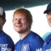 Ed Sheeran watches Ipswich play Liverpool