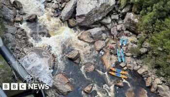 Kayaker's leg amputated after 20-hour river rescue