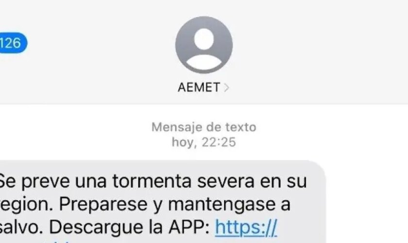 La AEMET alerta de la última estafa que suplanta su identidad: «Si recibes un mensaje similar, no abras el enlace»