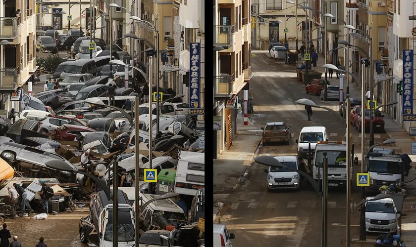 La 'calle de los coches' de Sedaví, el icono de la DANA, vuelve a la vida: "Fue en 20 minutos, flotaban como balones de Nivea"