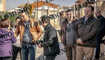 La imagen inédita de los primeros pasos de Sánchez con los tres mosqueteros de Aldama en el PSOE