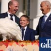 Lame duck Biden pardons Thanksgiving turkeys as the world burns