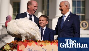 Lame duck Biden pardons Thanksgiving turkeys as the world burns