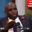 Lammy dismisses past criticism of Trump as 'old news'