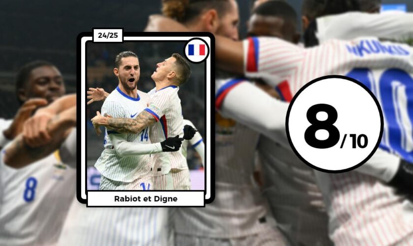 Les notes des Bleus en Italie : Rabiot et Digne en tueurs à gage, «Magic» Maignan, Thuram dans le dur