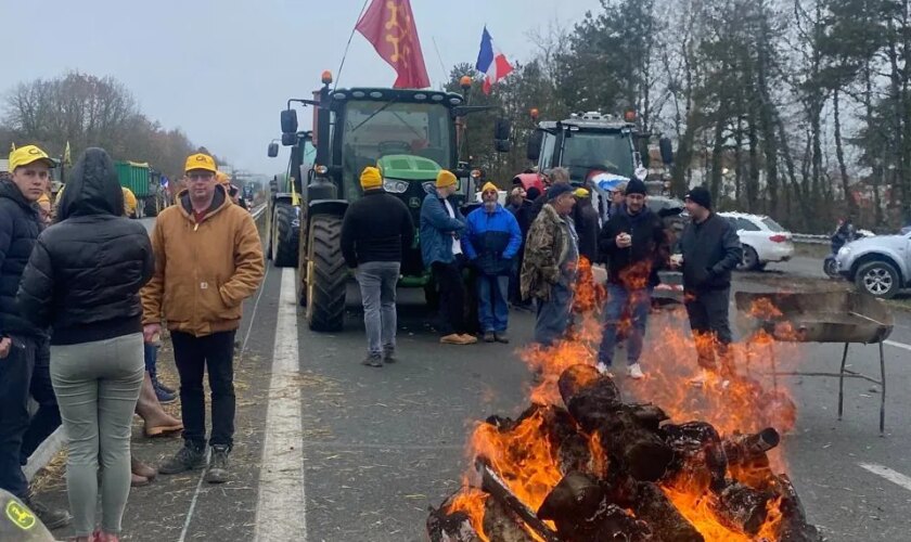 Los agricultores franceses vuelven a movilizarse en toda Francia