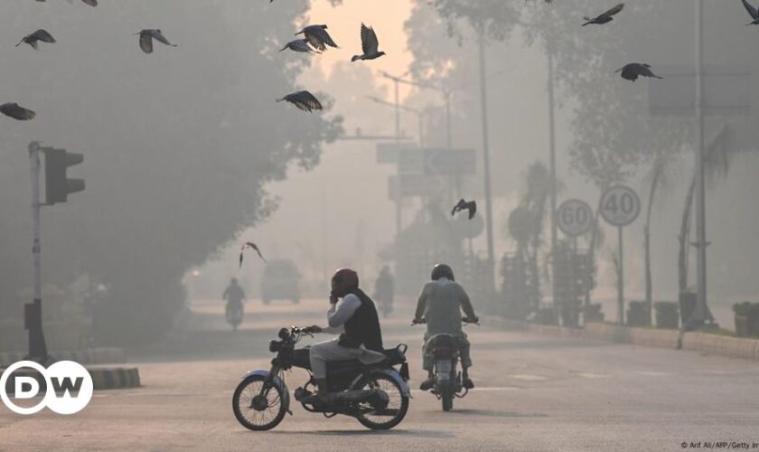 Luftverschmutzung in Lahore auf Extremwert