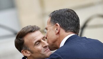 Marc Rutte, con Macron: "Los vínculos de Rusia con Corea del Norte, Irán y China son una amenaza para Europa"