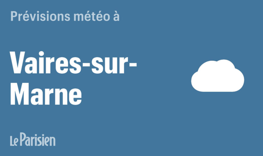 Météo à Vaires-sur-Marne