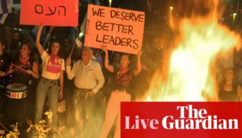 Middle East crisis live: protests in Israel after Netanyahu fires defence minister Gallant