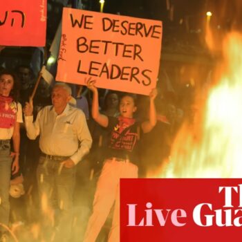 Middle East crisis live: protests in Israel after Netanyahu fires defence minister Gallant