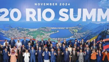 Milei, el gran ausente en la foto de familia de la cumbre del G-20