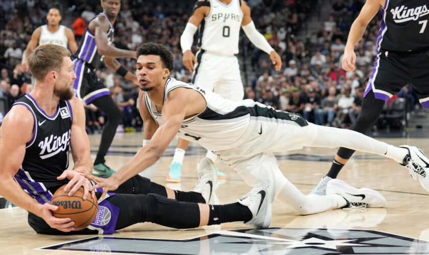 NBA : carton de Victor Wembanyama et victoire pour les Spurs face aux Kings de Sacramento