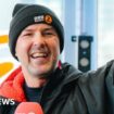 Paddy McGuinness completes Children in Need cycle challenge on kids' bike