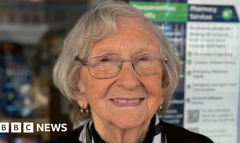 Pharmacist Betty, 91, retires after 59 years