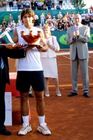 Rafa Nadal también fue rey de la tierra batida manchega