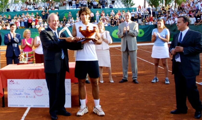 Rafa Nadal también fue rey de la tierra batida manchega