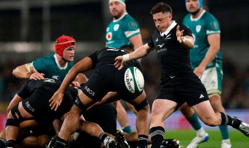 Rugby : en vidéo, le résumé de la victoire des All Blacks sur les Irlandais