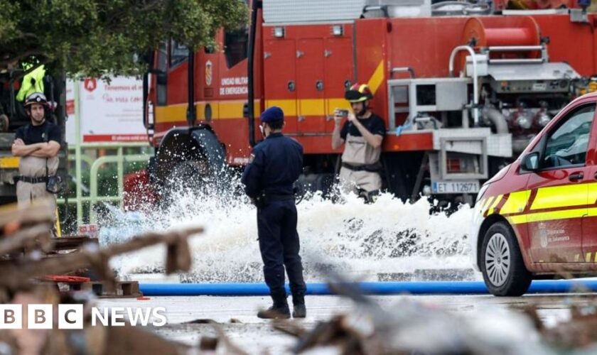 Spain rescuers search underground parking as fresh flooding hits Barcelona