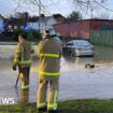 Storm Bert: Flood warnings in place after man dies