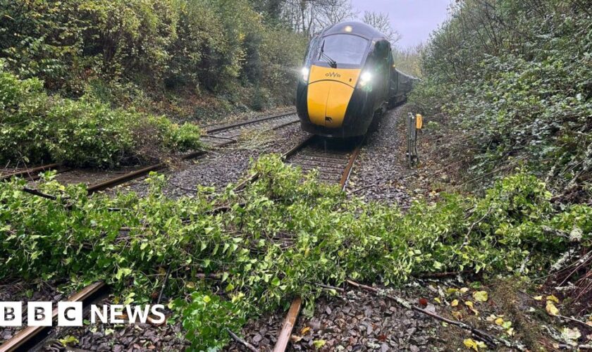 Storm Bert causes widespread rail disruption