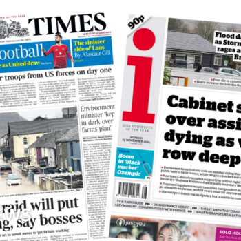 The Papers: 'Budget will put us off hiring' and 'Cabinet assisted dying split'