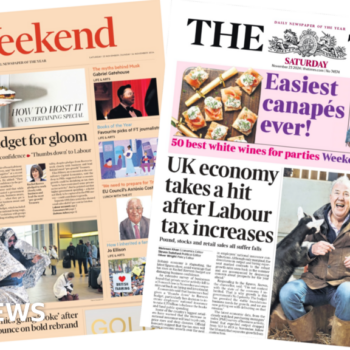 The Papers: 'Business blames budget' and 'UK economy takes hit'