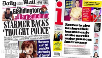 The Papers: City to get 'bonuses early' and PM 'backs thought police'