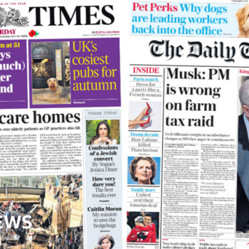 The Papers: 'King cuts off Andrew' and 'tax blow for care homes'