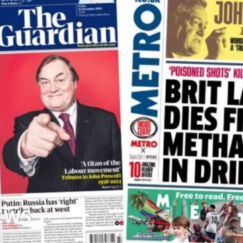 The Papers: Netanyahu's arrest warrant and 'lawyer dies from methanol in drink'