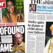 The Papers: Welby quits and hospital chiefs get waiting times warning