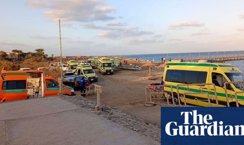 Three bodies recovered from capsized tourist boat in Red Sea with 13 missing