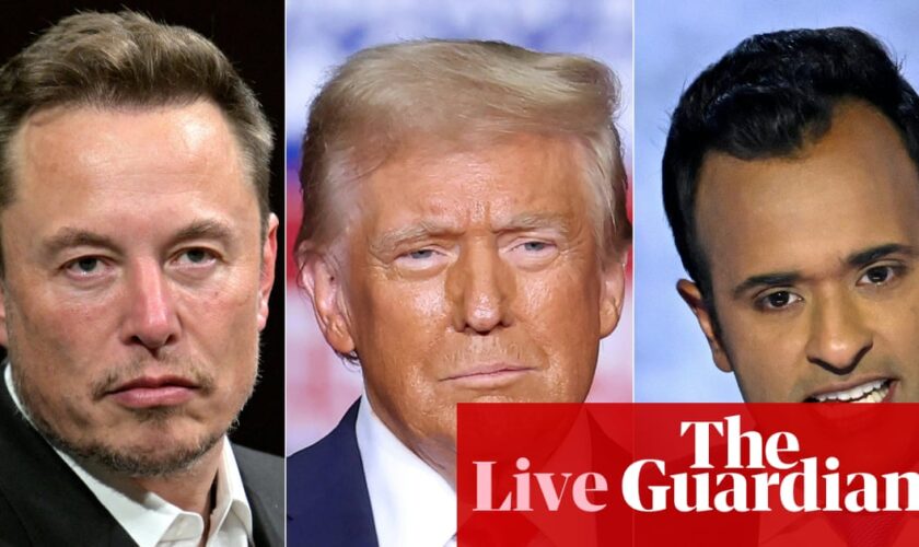 Trump’s Musk and Ramaswamy appointments spark conflict of interest fears – US politics live