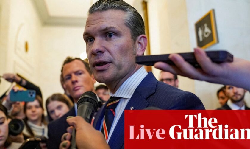 Trump’s defense pick Pete Hegseth faces scrutiny over sexual assault claims and attacks on UN and Nato – US politics live